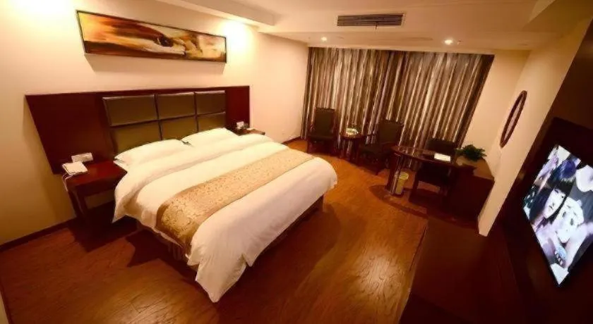 Bed in GreenTree Inn Anhui Xuancheng Ningguo NinGYAng East Road Darunfa Branch