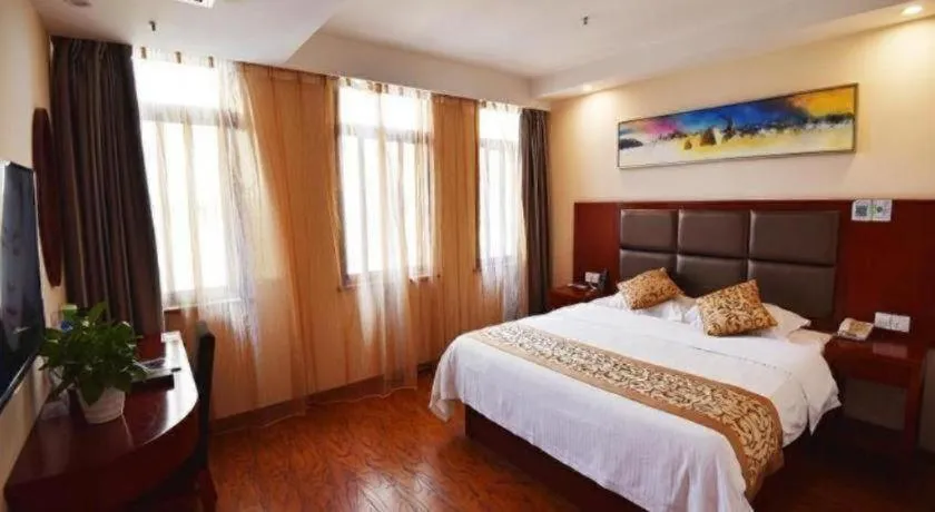 Bed in GreenTree Inn Anhui Xuancheng Ningguo NinGYAng East Road Darunfa Branch