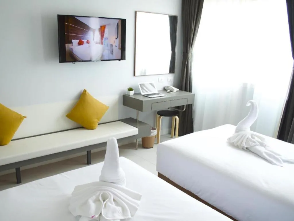 Bed in Elegancy Sansabai Hotel