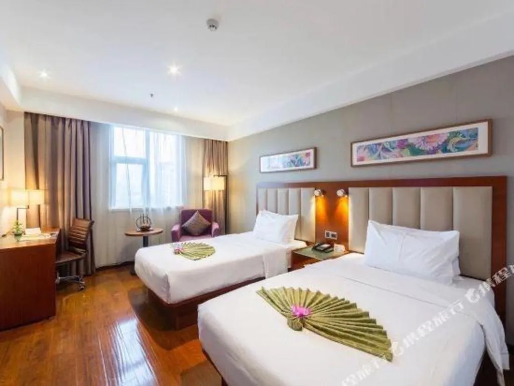 Bed in Yitel Guangzhou Pazhou Exhibition Center Chigang Metro Station