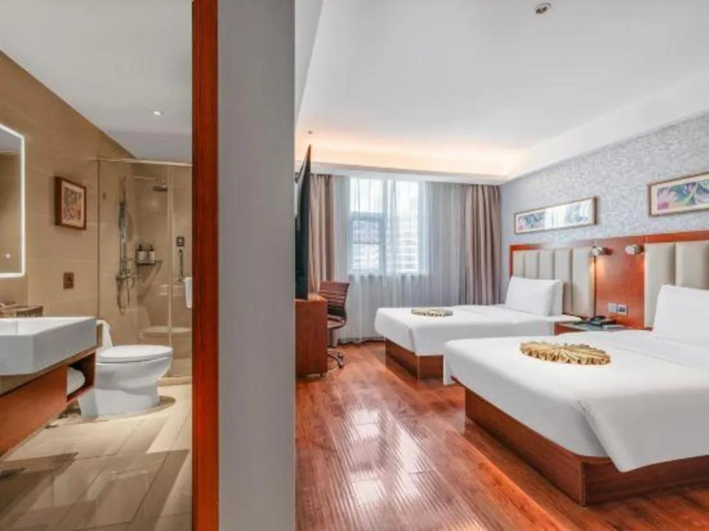 Bed in Yitel Guangzhou Pazhou Exhibition Center Chigang Metro Station