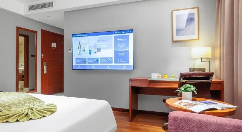 Bed in Yitel Guangzhou Pazhou Exhibition Center Chigang Metro Station