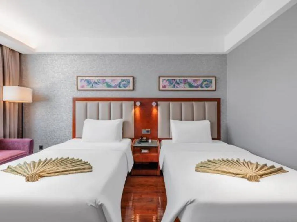 Bed in Yitel Guangzhou Pazhou Exhibition Center Chigang Metro Station