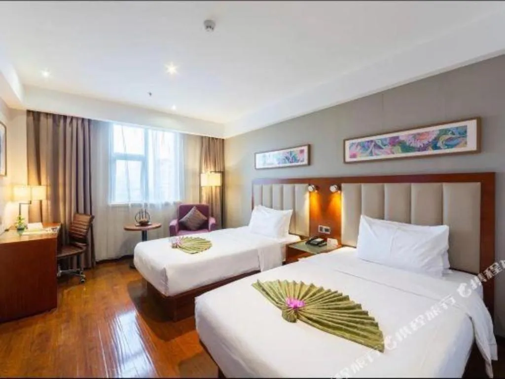 Bed in Yitel Guangzhou Pazhou Exhibition Center Chigang Metro Station