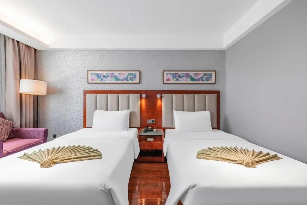 Bed in Yitel Guangzhou Pazhou Exhibition Center Chigang Metro Station