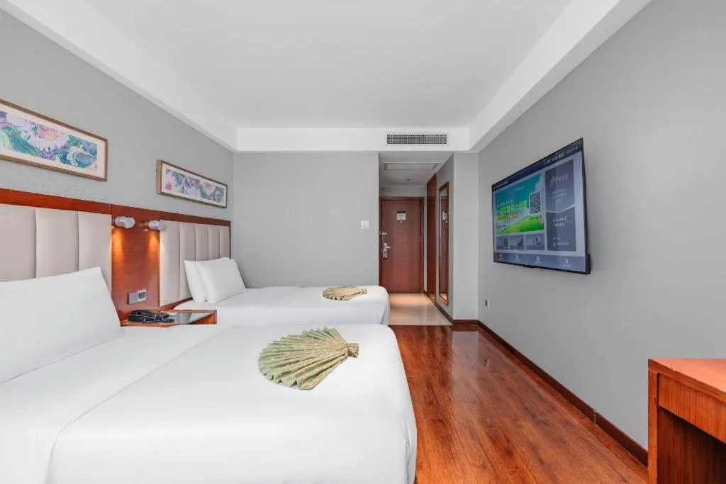 Bed in Yitel Guangzhou Pazhou Exhibition Center Chigang Metro Station