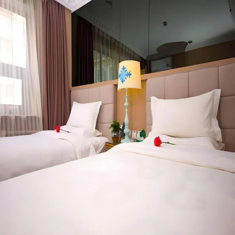 Bed in Hohhot Shanghua Boutique Hotel