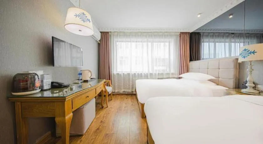 Bed in Hohhot Shanghua Boutique Hotel