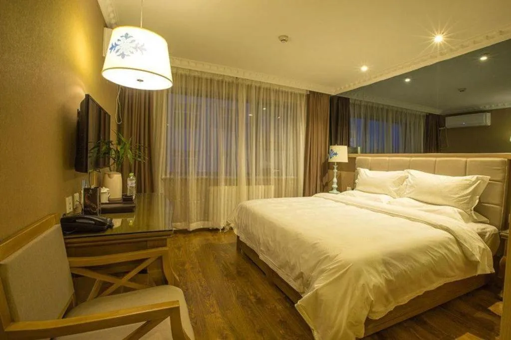 Bed in Hohhot Shanghua Boutique Hotel