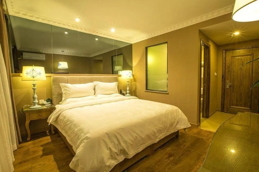 Bed in Hohhot Shanghua Boutique Hotel