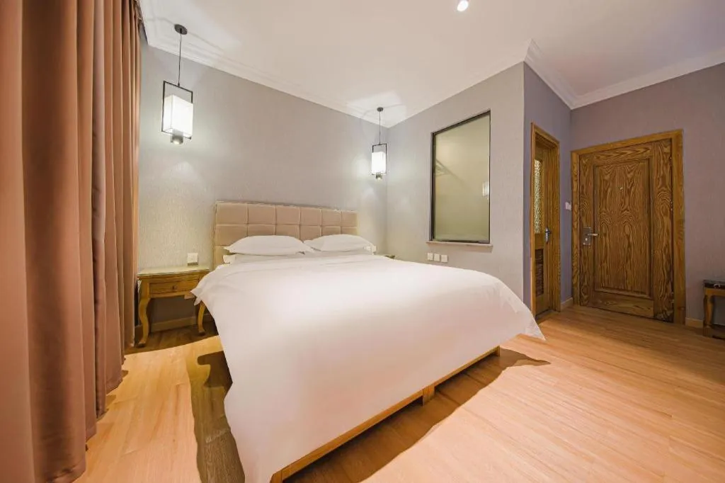 Bed in Hohhot Shanghua Boutique Hotel