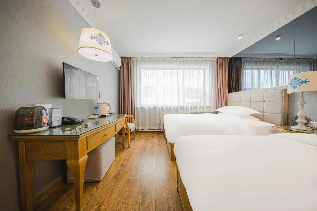 Bed in Hohhot Shanghua Boutique Hotel