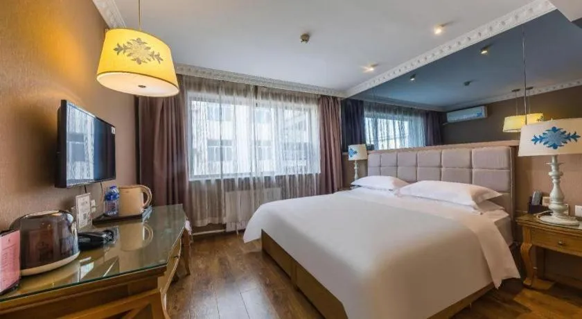 Bed in Hohhot Shanghua Boutique Hotel