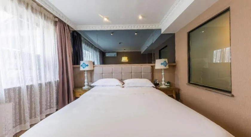 Bed in Hohhot Shanghua Boutique Hotel