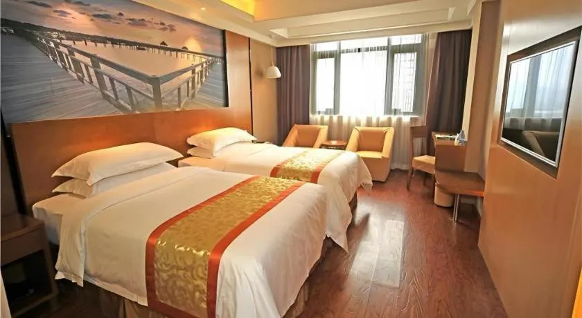Bed in Vienna Classic Hotel Guilin Quanzhou Central Square