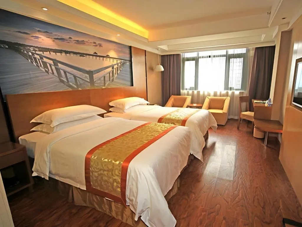 Bed in Vienna Classic Hotel Guilin Quanzhou Central Square