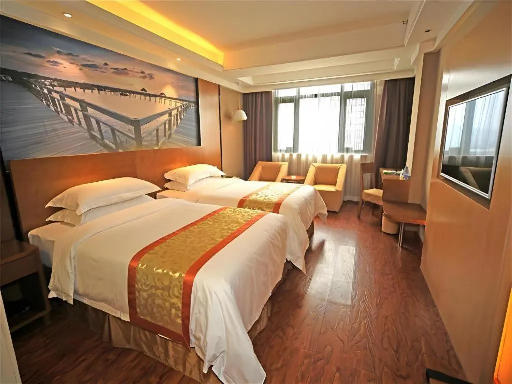 Bed in Vienna Classic Hotel Guilin Quanzhou Central Square