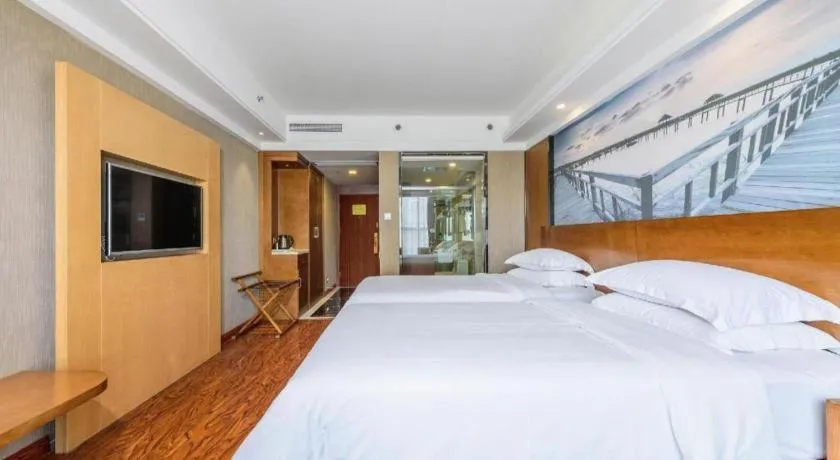 Bed in Vienna Classic Hotel Guilin Quanzhou Central Square