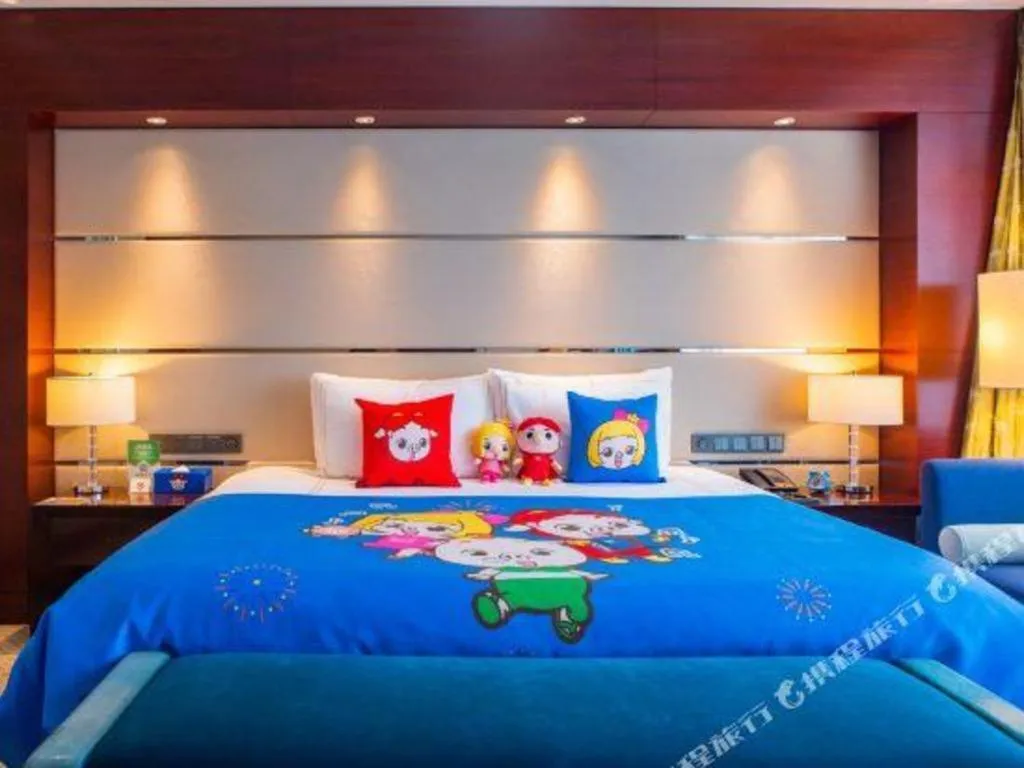 Bed in Suzhou Jinji Lake Grand Hotel