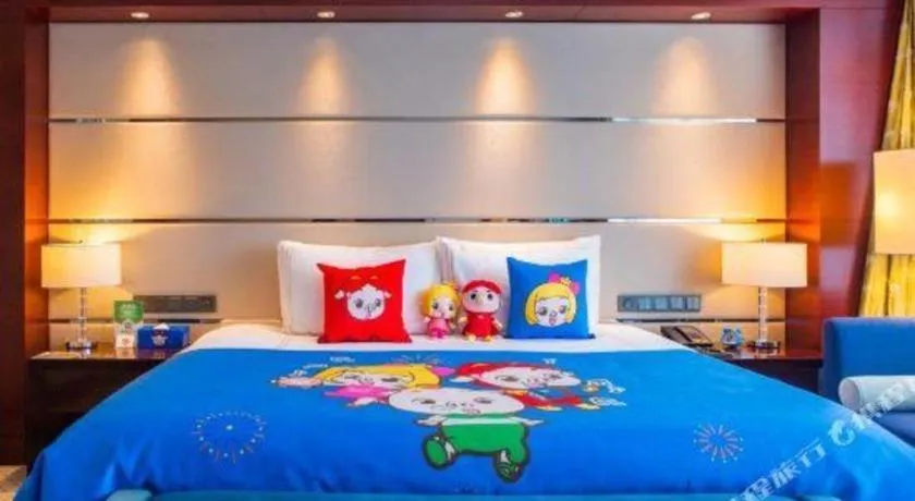 Bed in Suzhou Jinji Lake Grand Hotel