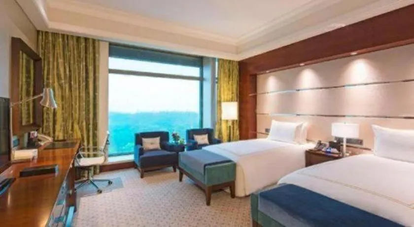 Bed in Suzhou Jinji Lake Grand Hotel