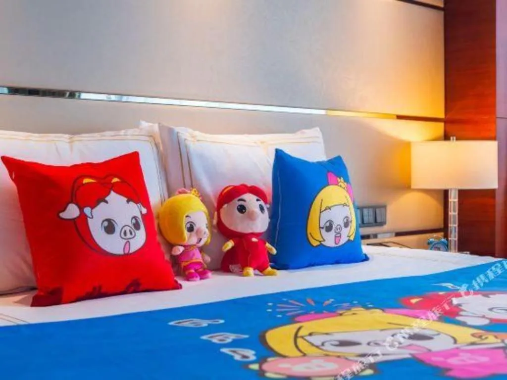 Bed in Suzhou Jinji Lake Grand Hotel