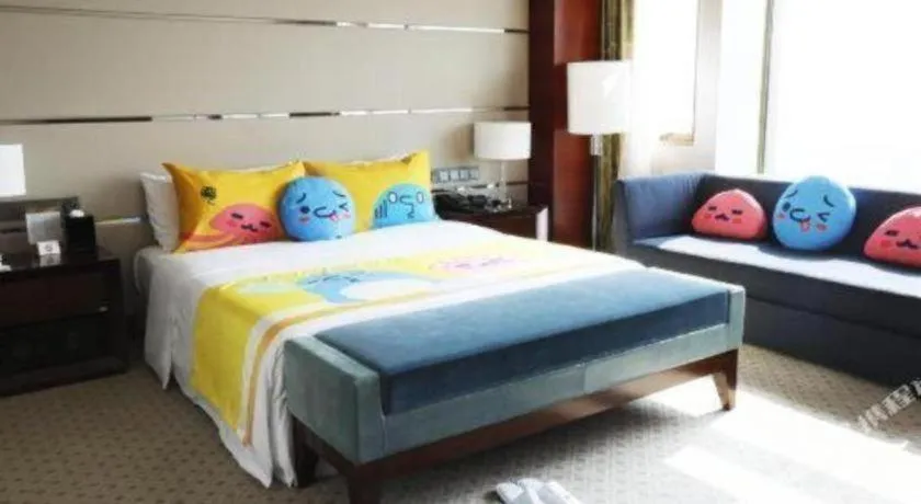 Bed in Suzhou Jinji Lake Grand Hotel