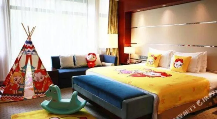 Bed in Suzhou Jinji Lake Grand Hotel