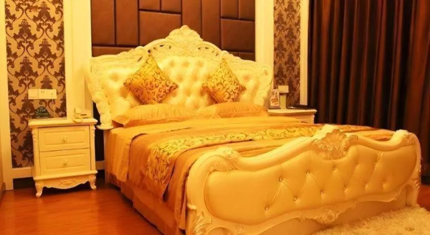 Bed in GreenTree Inn Hebei Zhangjiakou Xiahuayuan Xinchen Road Express Hotel