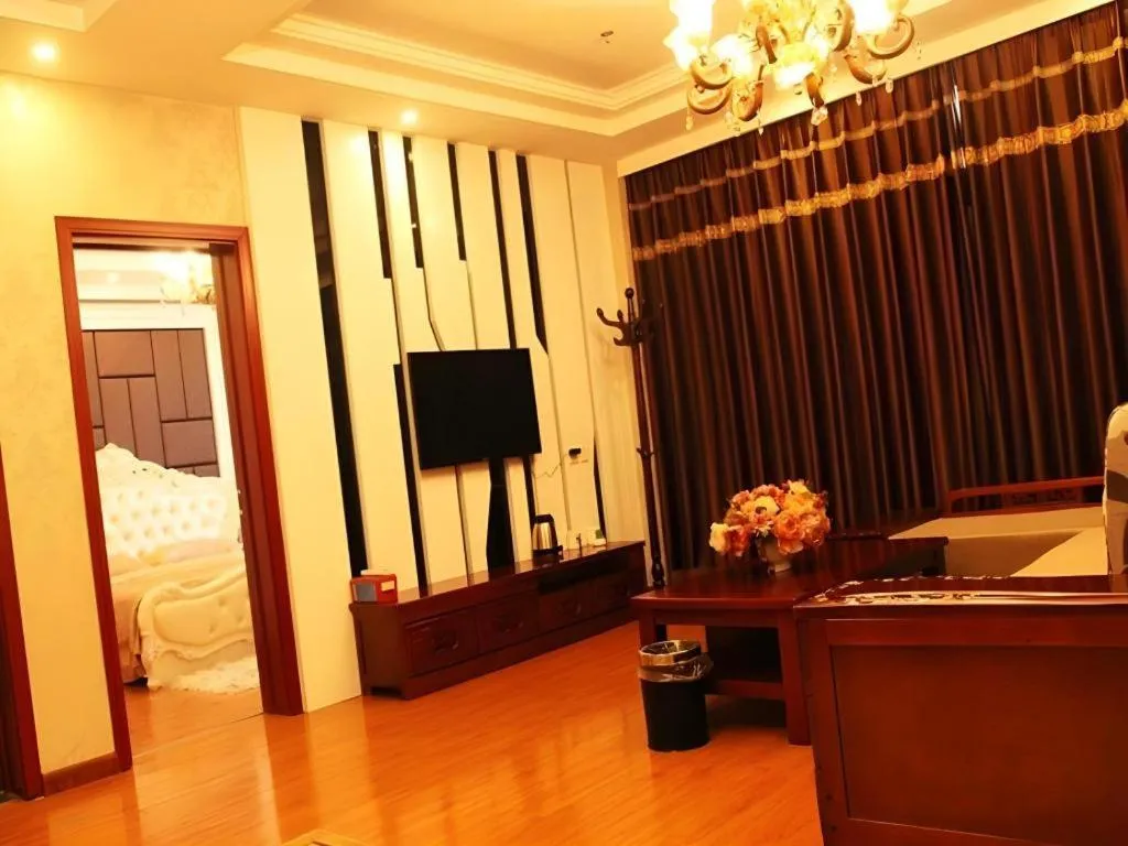 Bed in GreenTree Inn Hebei Zhangjiakou Xiahuayuan Xinchen Road Express Hotel