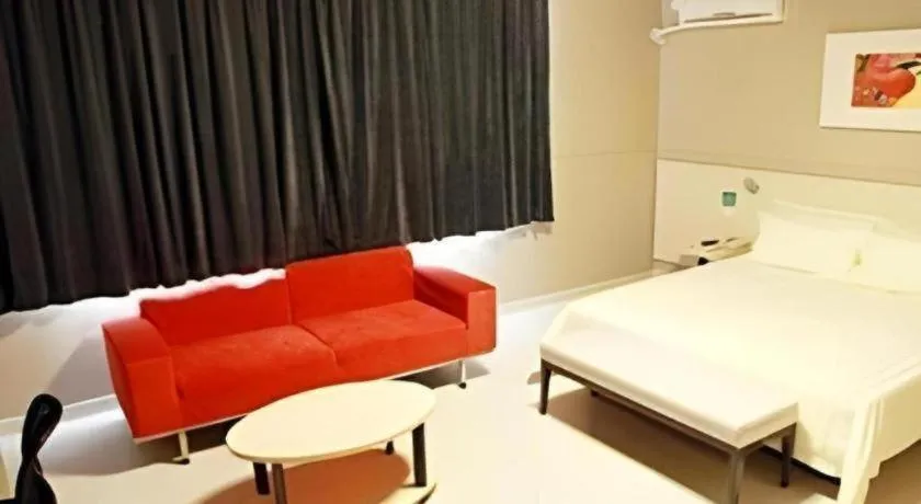 Bed in Jinjiang Inn Yantai Penglaige Zhonglou North Road