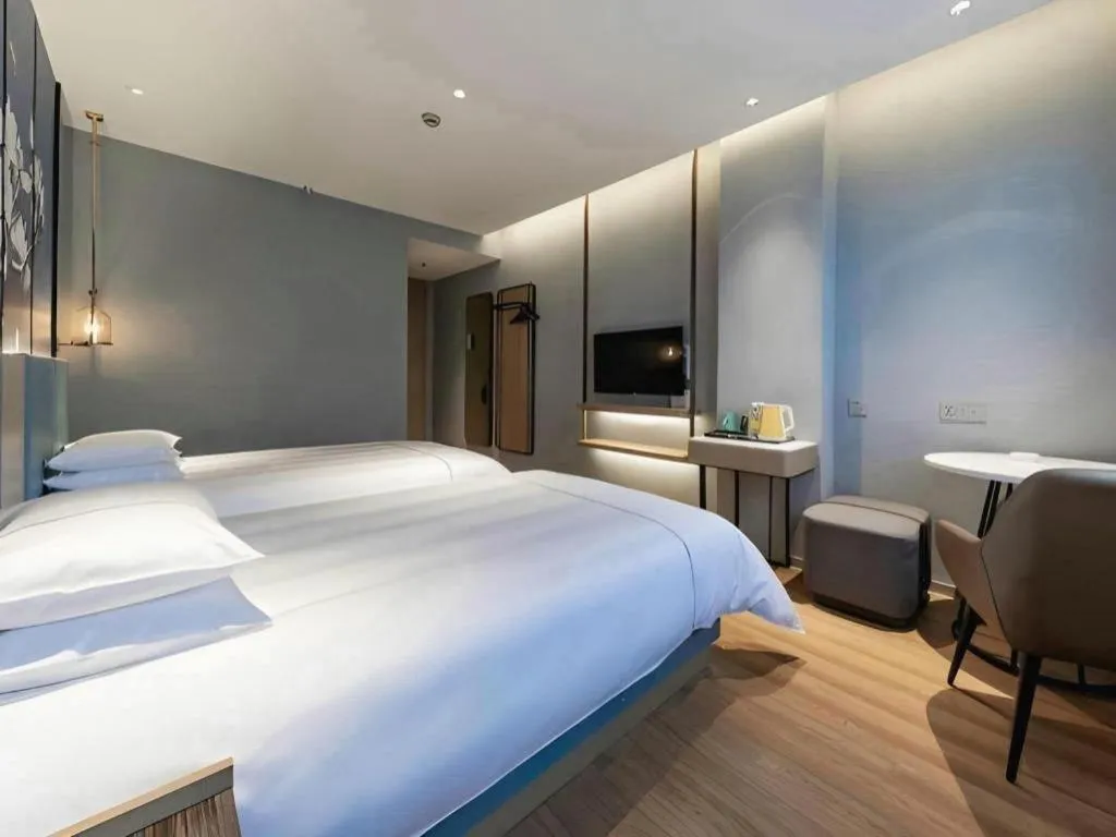 Bed in Jinjiang Inn Zhangjiagang Yangshe West Street Pedestrian Street