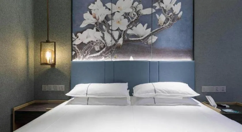 Bed in Jinjiang Inn Zhangjiagang Yangshe West Street Pedestrian Street