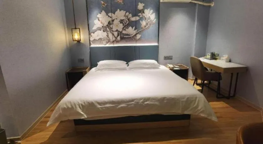 Bed in Jinjiang Inn Zhangjiagang Yangshe West Street Pedestrian Street