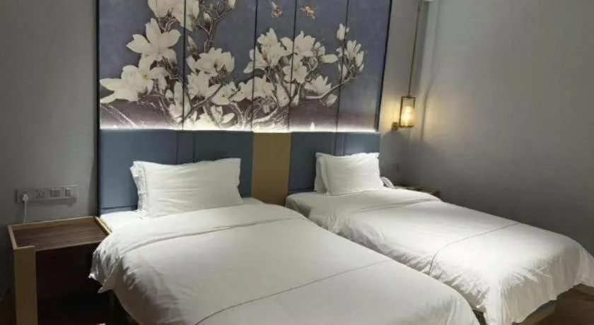 Bed in Jinjiang Inn Zhangjiagang Yangshe West Street Pedestrian Street