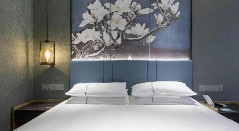 Bed in Jinjiang Inn Zhangjiagang Yangshe West Street Pedestrian Street