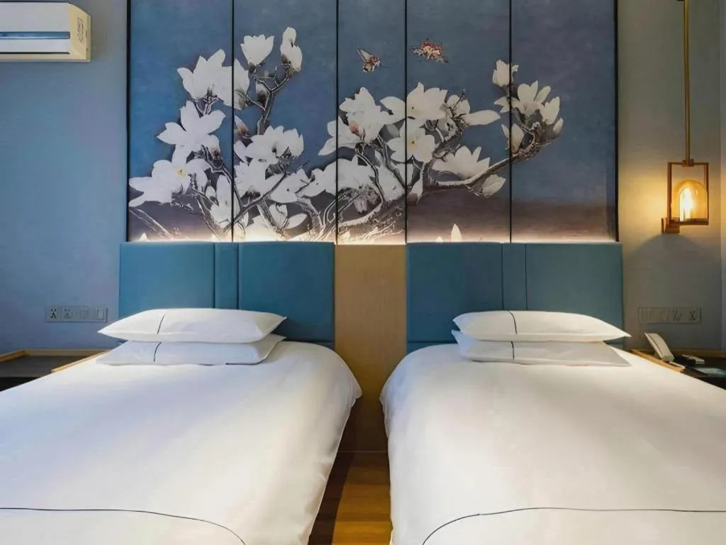 Bed in Jinjiang Inn Zhangjiagang Yangshe West Street Pedestrian Street