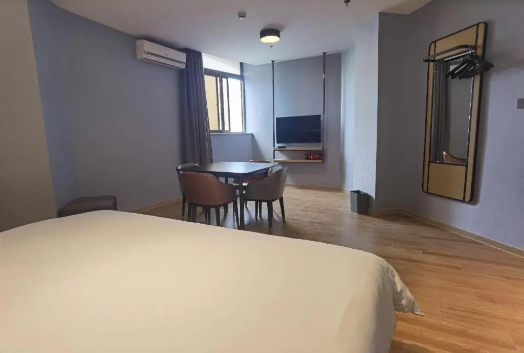 Bed in Jinjiang Inn Zhangjiagang Yangshe West Street Pedestrian Street