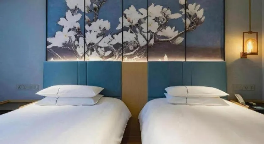 Bed in Jinjiang Inn Zhangjiagang Yangshe West Street Pedestrian Street