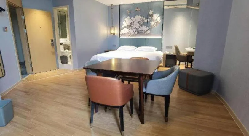 Bed in Jinjiang Inn Zhangjiagang Yangshe West Street Pedestrian Street