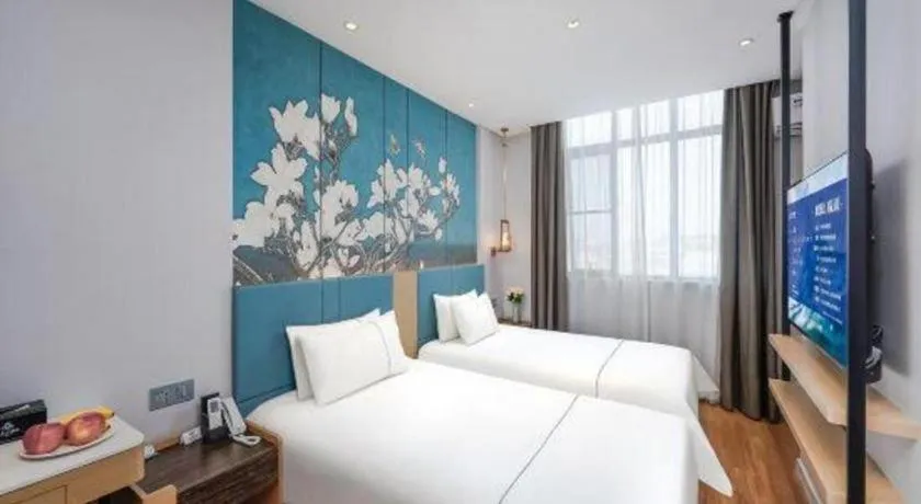 Bed in Jinjiang Inn Xuzhou Pizhou Sanchahe Road