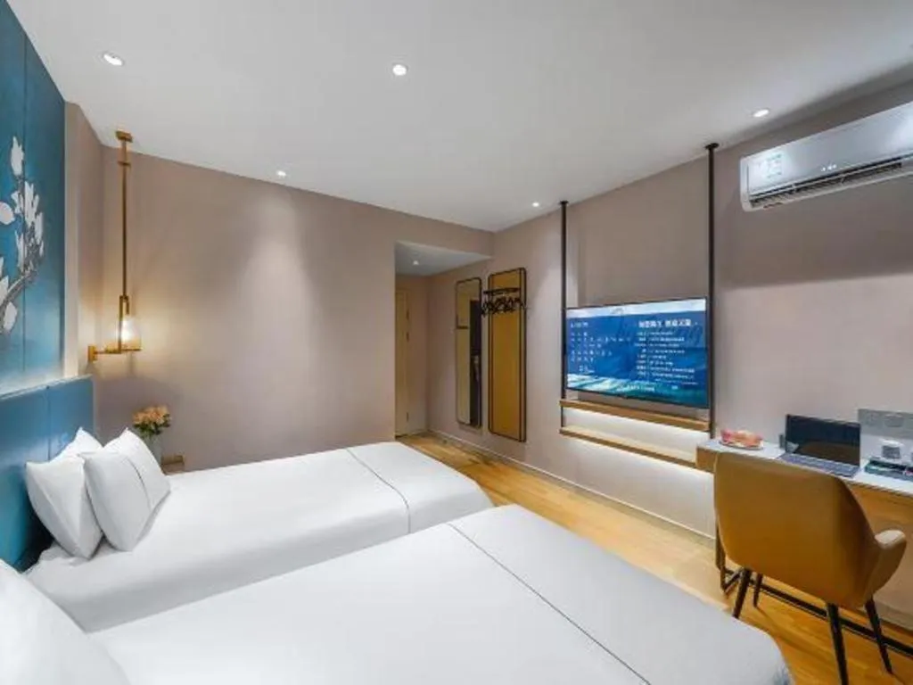 Bed in Jinjiang Inn Xuzhou Pizhou Sanchahe Road