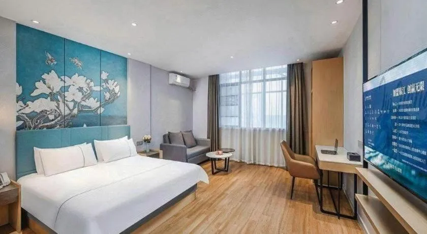 Bed in Jinjiang Inn Xuzhou Pizhou Sanchahe Road