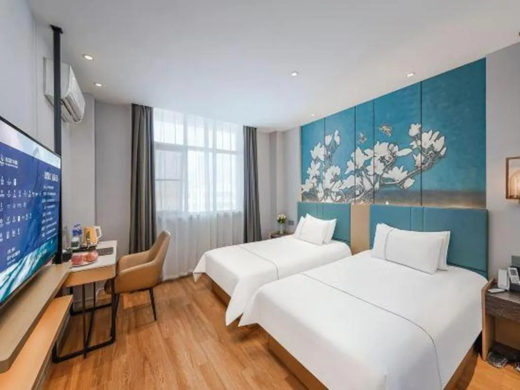 Bed in Jinjiang Inn Xuzhou Pizhou Sanchahe Road