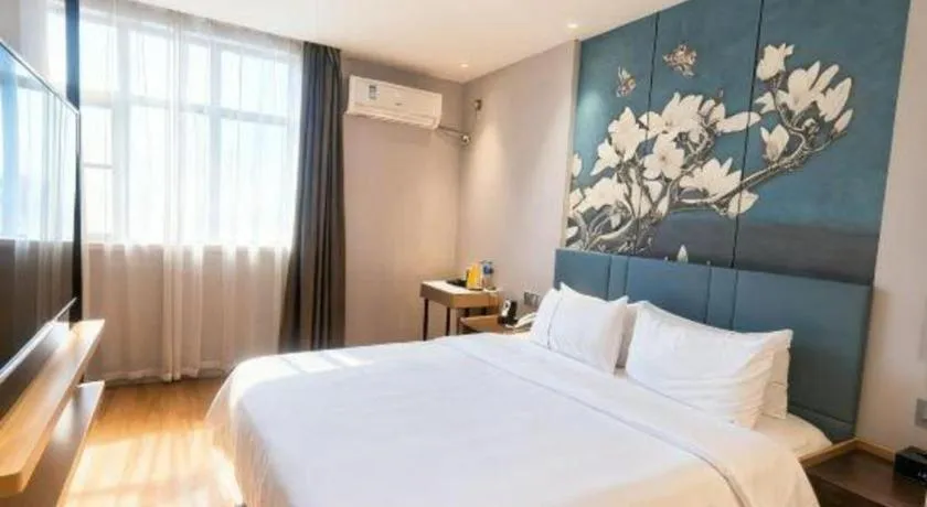 Bed in Jinjiang Inn Xuzhou Pizhou Sanchahe Road