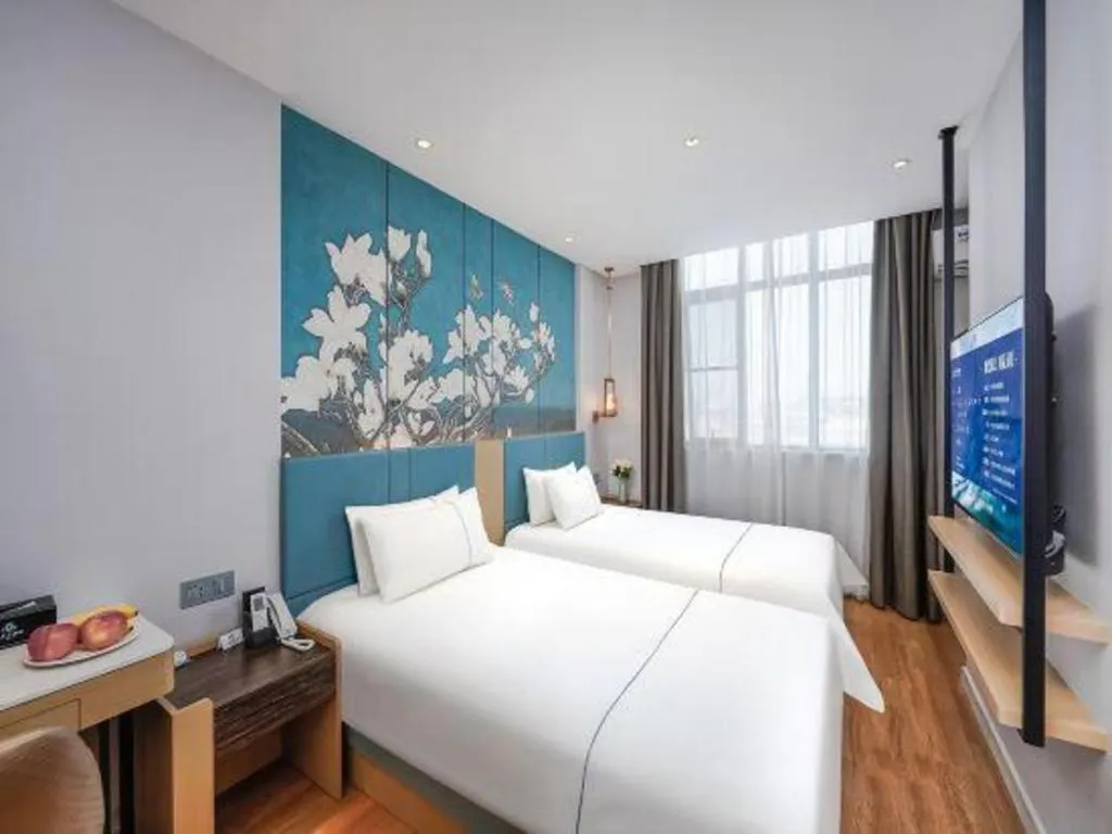 Bed in Jinjiang Inn Xuzhou Pizhou Sanchahe Road