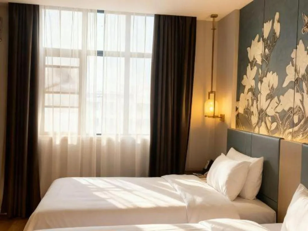 Bed in Jinjiang Inn Xuzhou Pizhou Sanchahe Road