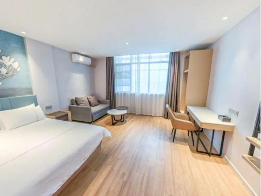 Bed in Jinjiang Inn Xuzhou Pizhou Sanchahe Road