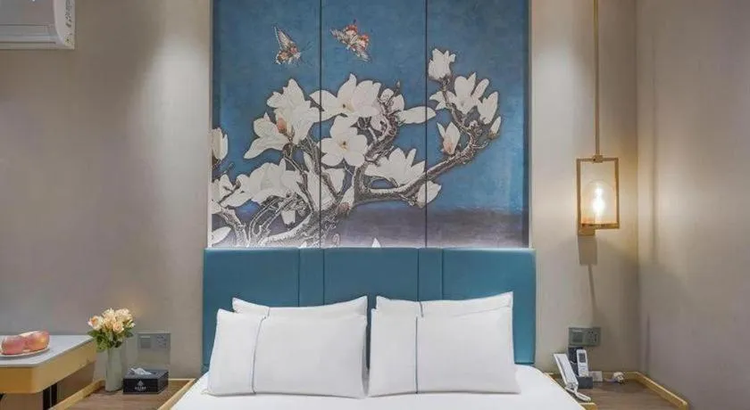 Bed in Jinjiang Inn Xuzhou Pizhou Sanchahe Road