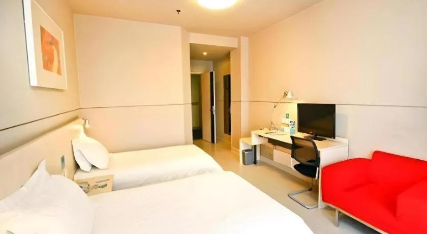 Bed in Jinjiang Inn Xuzhou Pizhou Sanchahe Road